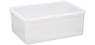 Plast team Boîte de conservation Airtight, 5,0 litres, blanc