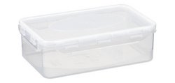 Plast team Boîte de conservation Airtight, 1,3 litre, blanc