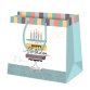 Sac cadeau 'Happy Eco B-day Cake', moyen