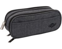 Trousse College, polyester, gris