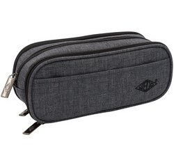Trousse College, polyester, gris