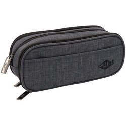 Trousse College, polyester, gris