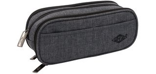 Trousse College, polyester, gris