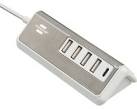 Station de recharge USB estilo, 4x USB+1x USB-C