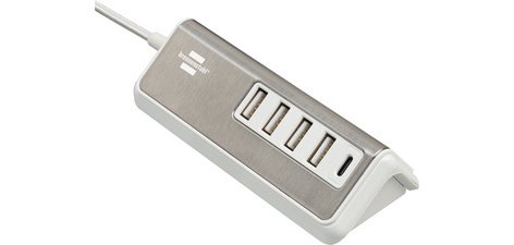 Station de recharge USB estilo, 4x USB+1x USB-C