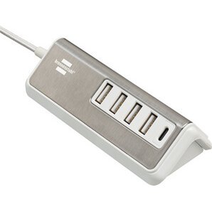 Station de recharge USB estilo, 4x USB+1x USB-C