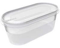 Plast team Boîte de congélation Helsinki, 0,4 litre, ovale