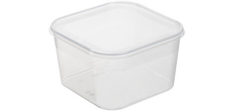 Plast team Boîte de congélation Helsinki, 0,9 litre, carré