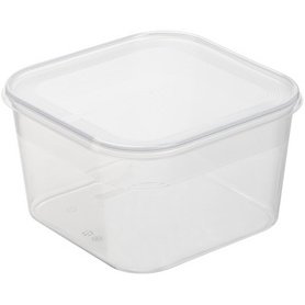 Plast team Boîte de congélation Helsinki, 0,9 litre, carré