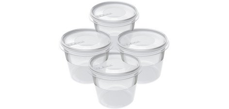 Set de 4 boîtes de congélation Helsinki, 0,3 L