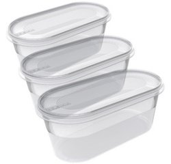 Set de 3 boîtes de congélation Helsinki, 0,8 L