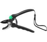 Sécateur à enclume, noir/vert