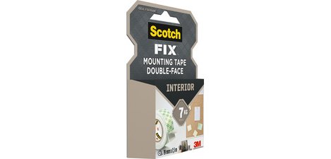 3M Ruban adhésif de fixation -Fix double face, 19 mm x
