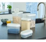 Opbergdoos met schenktuit voor droge voeding Margerit, met 2 openingen