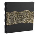 Album photo à spirales 60 pages noires Aramy - Noir