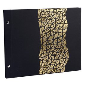 Fotoalbum met schroeven ARAMY 370 x 290 mm zwart