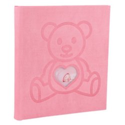 Photo Album 29x32cm 60p TEDDY Bear Blue - Pink