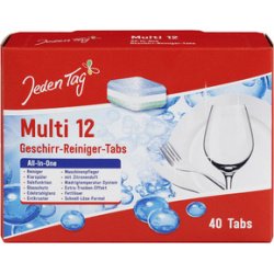 Pastille de lave-vaisselle Multi 12, 40 tablettes