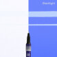 Marqueur permanent Pen-Touch UV Fin, bleu uv