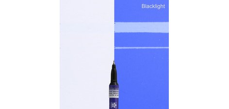 Marqueur permanent Pen-Touch UV Extra Fin, bleu uv