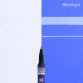 Marqueur permanent Pen-Touch UV Extra Fin, bleu uv