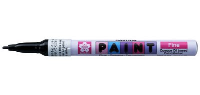 Marqueur permanent Paint Marker fin, noir