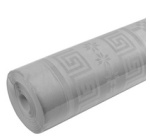 Nappe en papier damassé, (l)1,18 x (L)6 m, gris