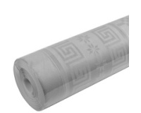 Nappe en papier damassé, (l)1,18 x (L)6 m, gris