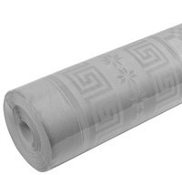 Nappe en papier damassé, (l)1,18 x (L)6 m, gris