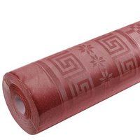 Nappe en rouleau papier damassé -1,18 x 6m - Bordeaux