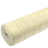 Nappe en papier damassé, (l)1,18 x (L)6 m, ivoire