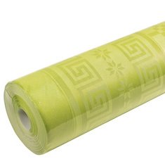 Nappe en papier damassé, (l)1,18 x (L)6 m,vert kiwi