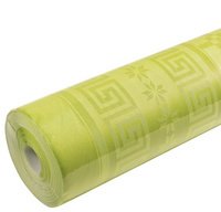 Nappe en papier damassé, (l)1,18 x (L)10 m, blanc