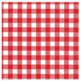 Serviettes à motif 'Carreau Vichy', 300 x 300 mm