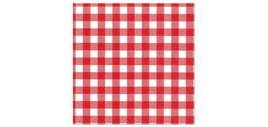 Serviette à motif 'Vichy Karo', 330 x 330 mm