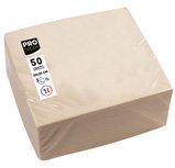 Serviette cocktail, 200 x 200 mm, ivoire