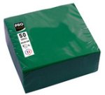 Serviette cocktail, 200 x 200 mm, vert sapin