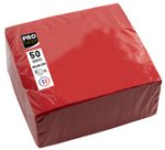 Pack of 50 micro-embossed 2-ply cotton cocktail napkins - 20x20 cm