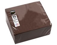 Packung mit 50 Cocktail-Servietten, mikrogeprägt, Tissue, 2-lagig - 20x20cm
