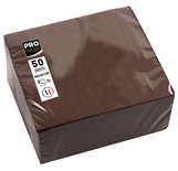 Pack of 50 micro-embossed 2-ply cotton cocktail napkins - 20x20 cm