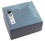Serviette cocktail, 200 x 200 mm, gris