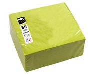 Paquet de 50 serviettes cocktail micro-gaufrées ouate 2 plis - 20x20 cm