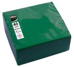 Pakket van 40 micro-gewafelde servetten van 2 lagen - 38x38 cm