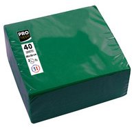 Packung mit 40 Servietten, mikrogeprägt, Tissue, 2-lagig - 38x38cm
