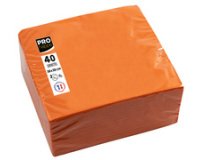 Packung mit 40 Servietten, mikrogeprägt, Tissue, 2-lagig - 38x38cm