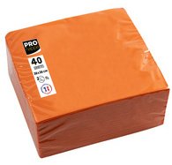 Pakket van 40 micro-gewafelde servetten van 2 lagen - 38x38 cm
