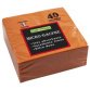 Paquet de 40 serviettes micro-gaufrées ouate 2 plis - 38x38 cm