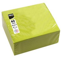 Pack of 40 micro-embossed 2-ply wadding napkins - 38x38 cm