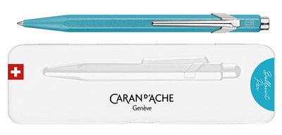 Caran d'Ache Colormat-X 849 turquoise ballpoint pen