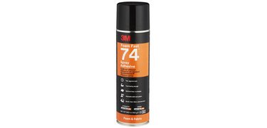 Spray Adhesive for Foam FoamFast 74, 500 ml, orange